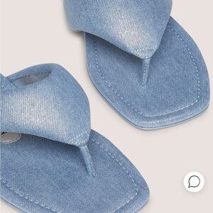 Stuart Weitzman Blue Sandals